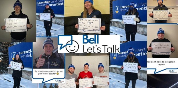 Student-athletes take to social media on Bell Let’s Talk Day (via Twitter) ﻿