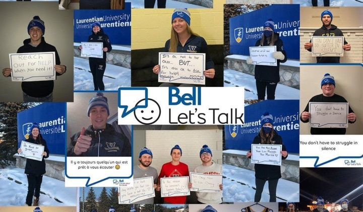 Student-athletes take to social media on Bell Let’s Talk Day (via Twitter) ﻿
